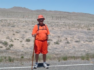 Rick Hammersley in Nevada Desert