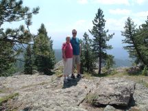 Chris & Val Hammersley in Rocky Mountain National Park