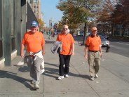 Hammersley Brothers Walking Broadway in NYC